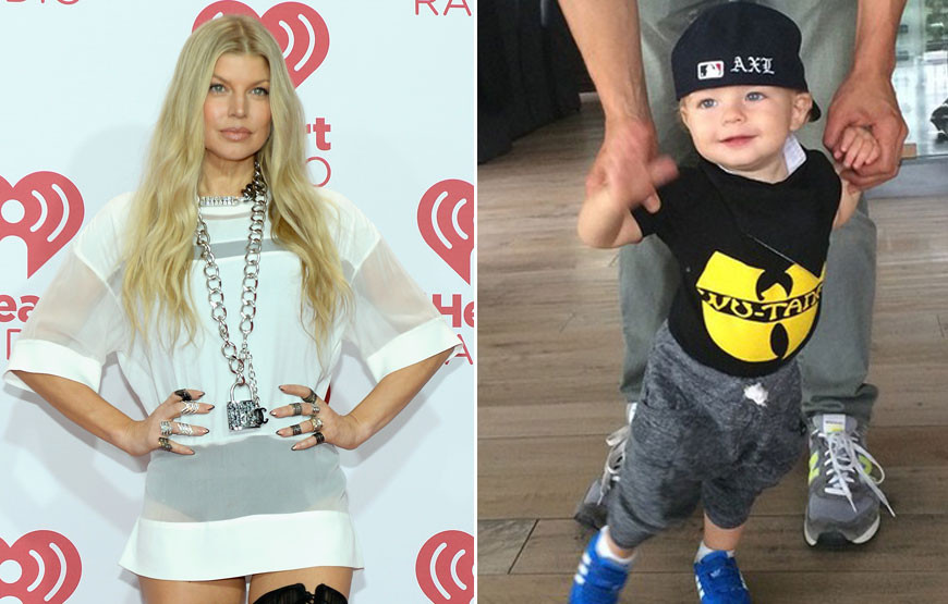Fergie com o filho, Axl.jpg