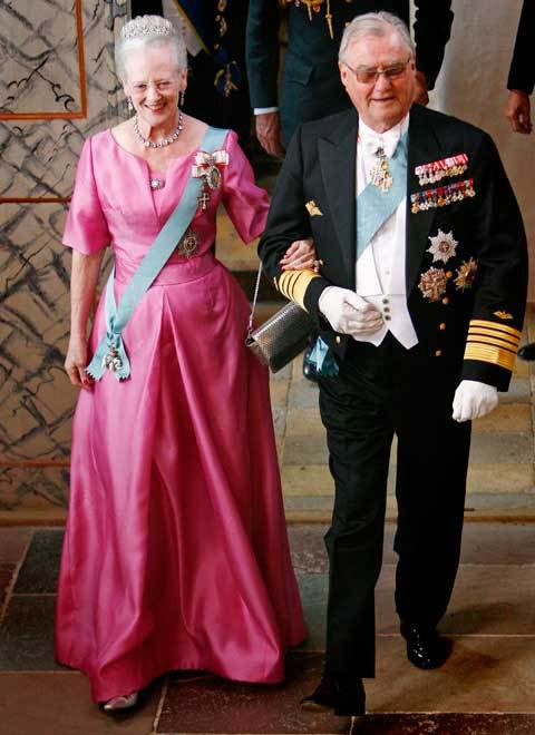 Rainha Margarida e o marido, o príncipe consorte Henrique