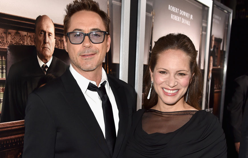 Robert Downey Jr. com a mulher, Susan.jpg