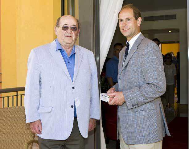 André Jordan e Eduardo de Inglaterra