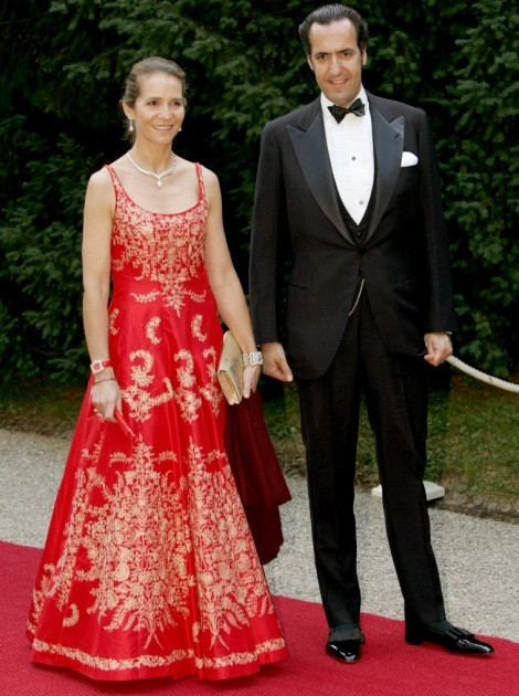 A infanta Elena e Jaime de Marichalar, em Novembro de 2007
