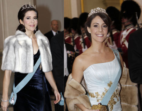 As princesas Mary e Marie da Dinamarca
