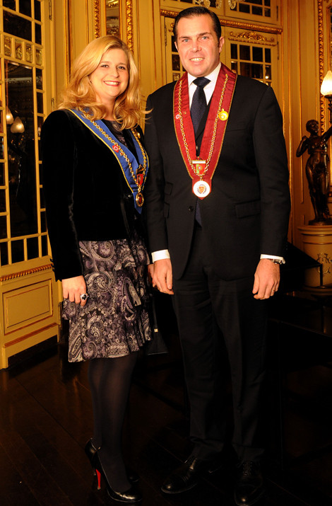 Diana de Cadaval e Charles Philippe d'Orleans