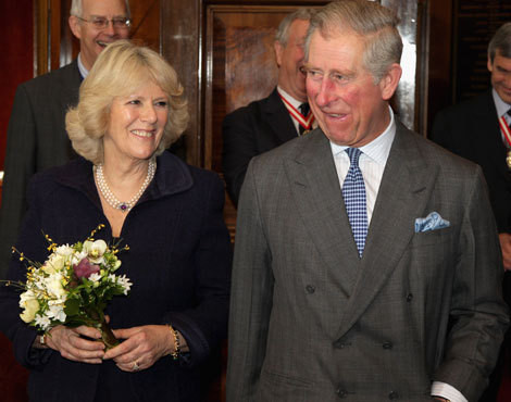 Camilla Parker-Bowles e príncipe Carlos de Inglaterra