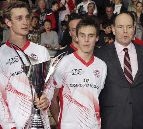 Pierre Casiraghi, Paul Ducruet e Alberto do Mónaco