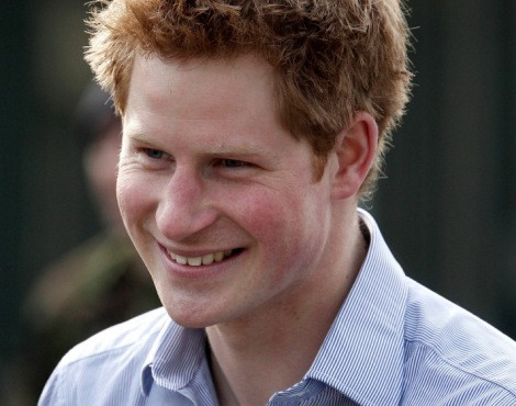O príncipe Harry de Inglaterra