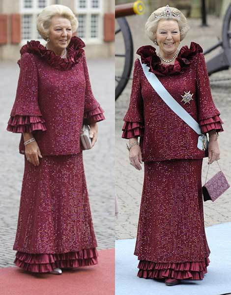 A rainha Beatriz da Holanda