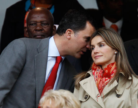 Príncipes Felipe e Letizia