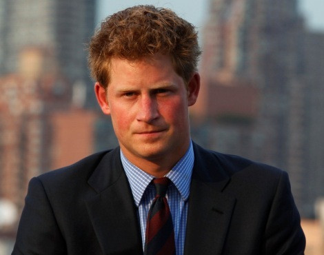 O príncipe Harry de Inglaterra