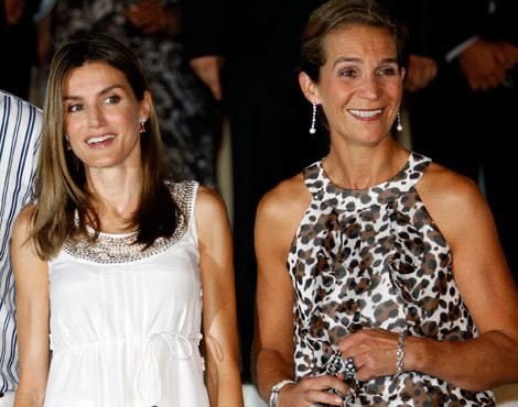 Princesa Letizia e infanta Elena