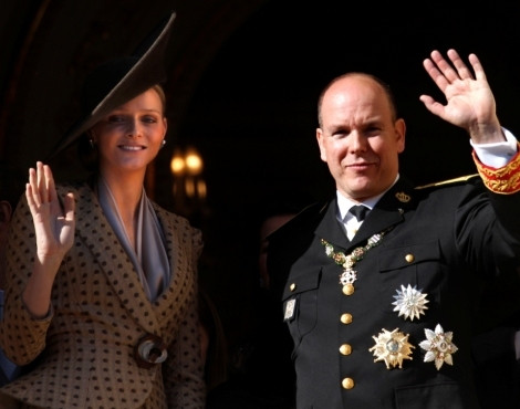 Charlene Wittstock e o príncipe Alberto