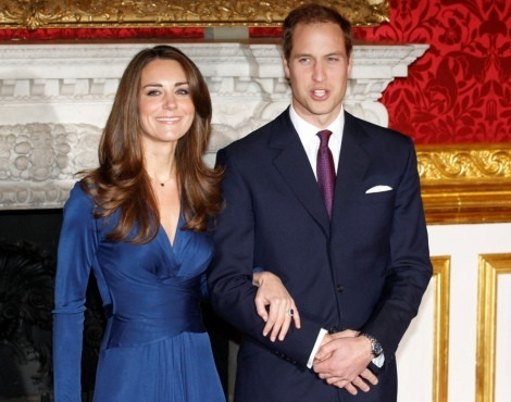 Kate Middleton e o príncipe William