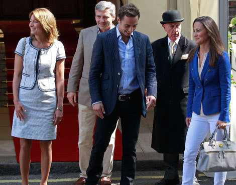 Os pais e os irmãos de Catherine Middleton