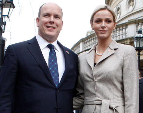 Alberto do Mónaco e Charlene Wittstock