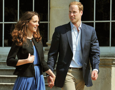 Os duques de Cambridge, Catherine e William