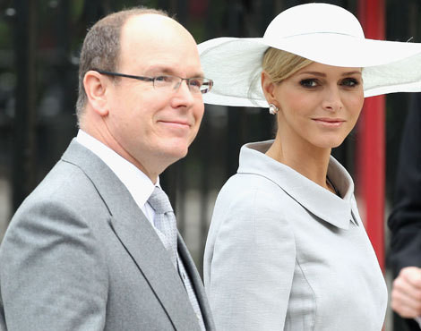 Alberto do Mónaco e Charlene Wittstock