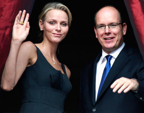 Charlene Wittstock e Alberto do Mónaco