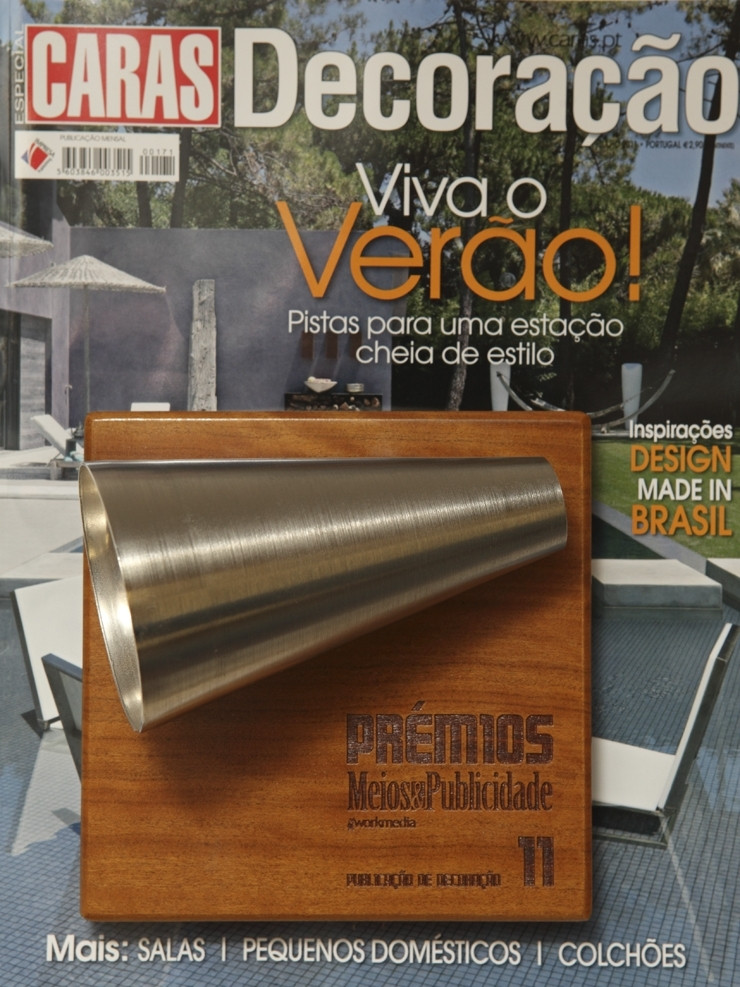 Pelo 3º ano consecutivo, a revista CARAS Decoração foi eleita a Melhor Publicação de Decoração.