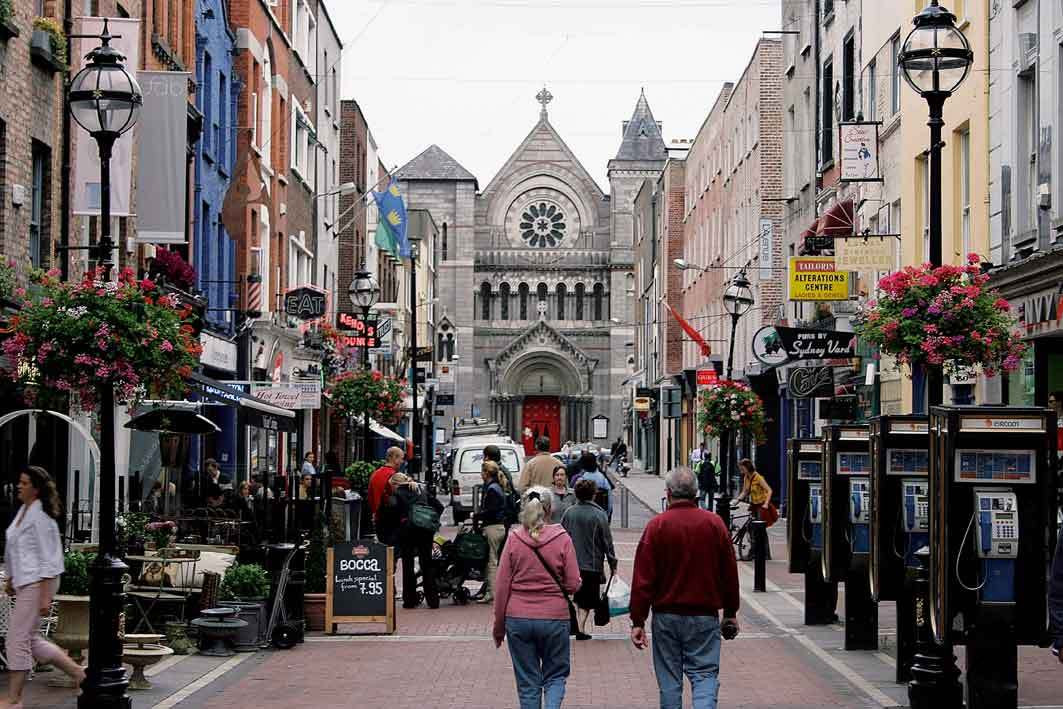 Grafton Street é a rua das lojas chiques