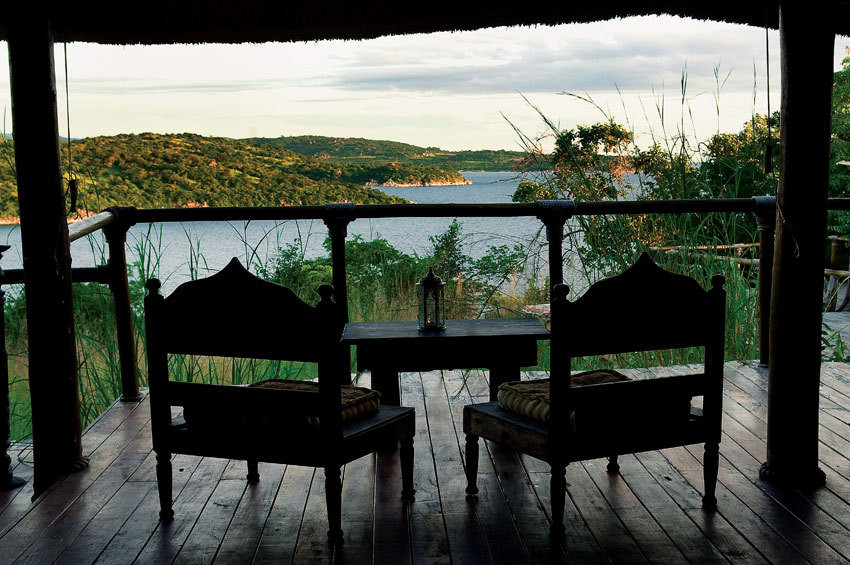 Vista sobre o lago
