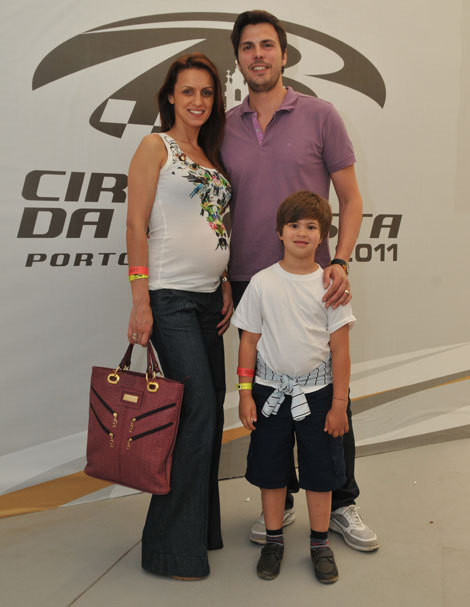Ana Gomes e Gio Rodrigues com o filho deste, Romeu