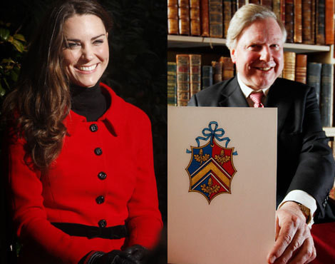 O brasão da família de Kate Middleton
