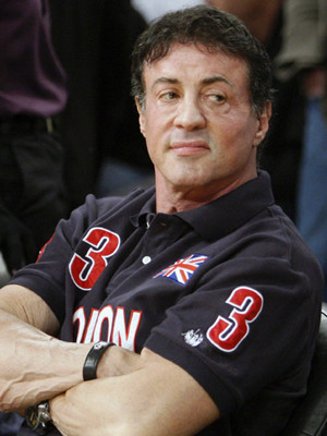 Sylvester Stallone de férias em Roma