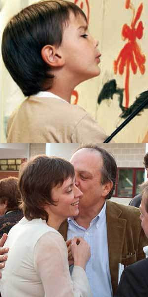 Jonas e os pais, Annick Burhenne e João Soares