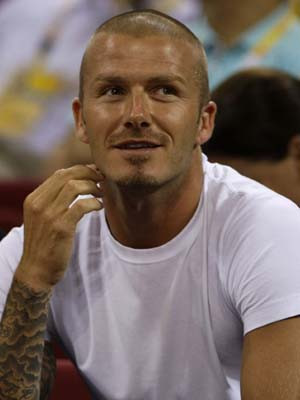 David Beckham preocupado com a sua aparência