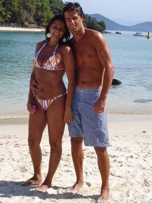 Karen e Filipe Gaidão vão ter um filho