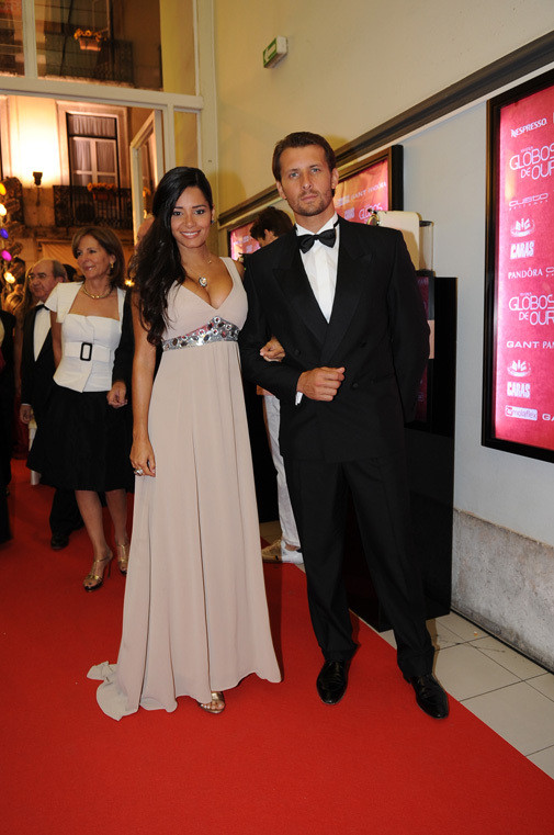 Mónica Sofia e Rubim Fonseca, na XIV Gala dos Globos de Ouro