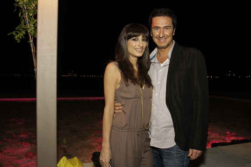 Raquel Prates e o marido, João Murillo, na Summer Breeze Party 