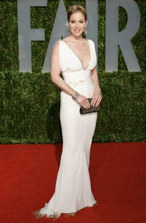 Christina Applegate na festa da Vanity Fair