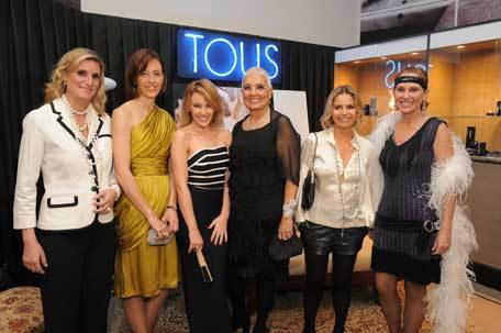 Maria Zurita de Borbon, Gracinha Viterbo, Kylie Minogue, Rosa Oriol, Eugenia Martinez de Irujo e Ana Rodriguez