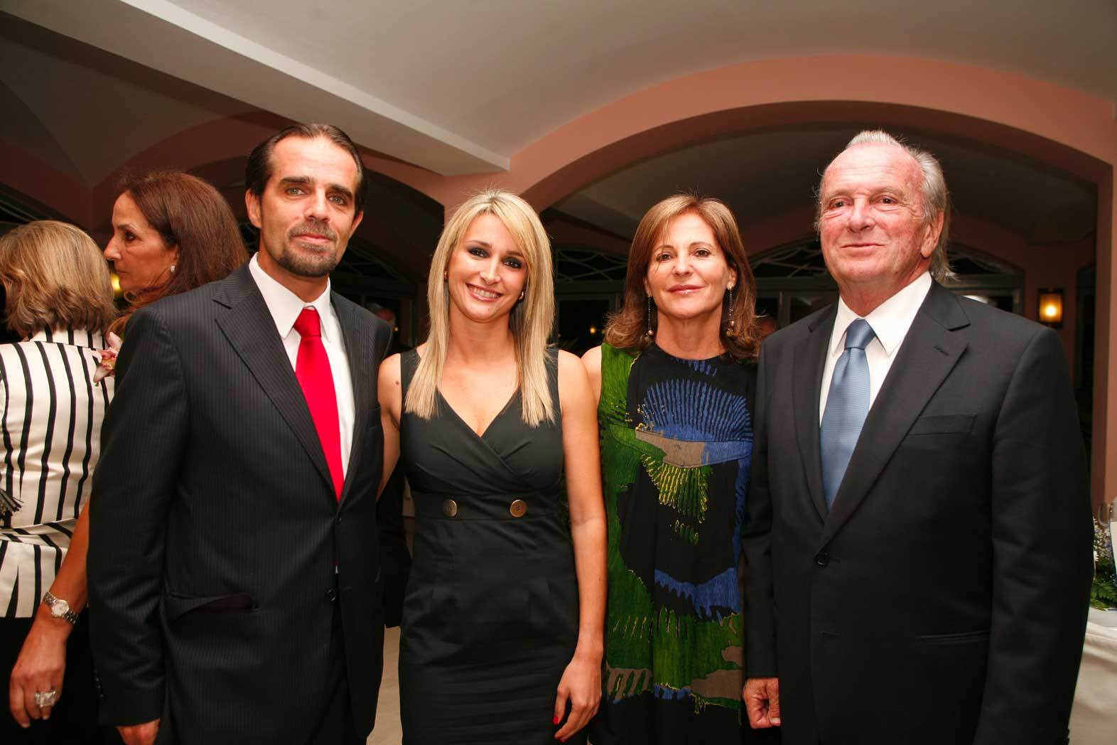 Miguel Albuquerque, Sofia Fernandes, Mercedes e Francisco Pinto Balsemão