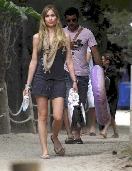 Helene Svedin e Luís Figo