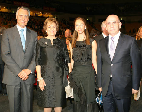 Aníbal e Maria Cavaco Silva com Maria Paula e Domingos Duarte Lima
