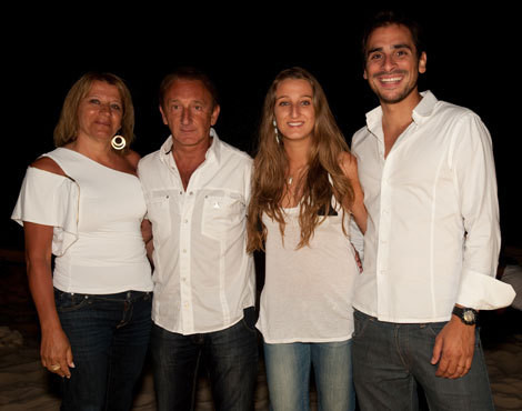 Ana Maria, Fernando e Ana Cristina Póvoas e Pedro Costa