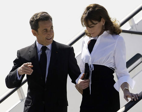 Nicolas Sarkozy e Carla Bruni