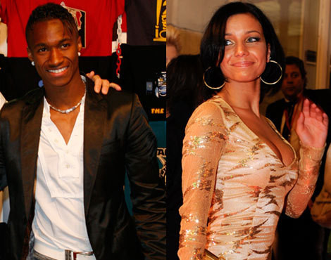 Yannick Djaló e Luciana Abreu