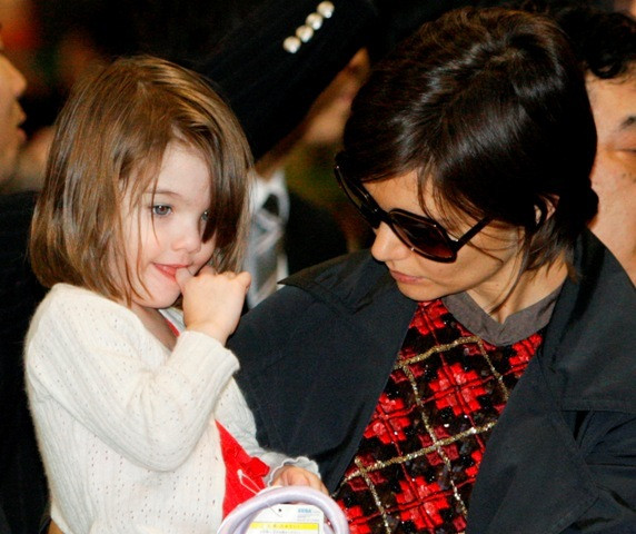 Katie Homes com a filha, Suri Cruise