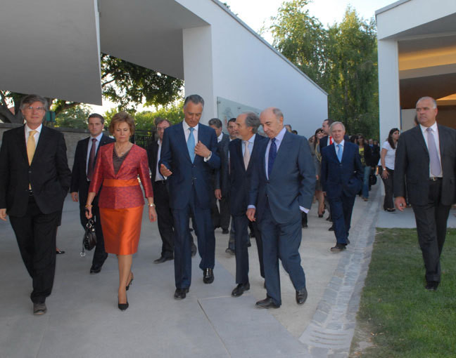 José António Pinto Rebelo, Maria e Aníbal Cavaco Silva, António Gomes Pinto e João Marques Pinto