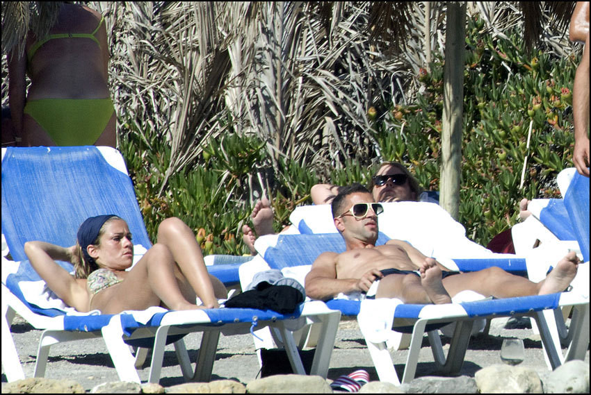 Filipa e Simão Sabrosa, em Ibiza 