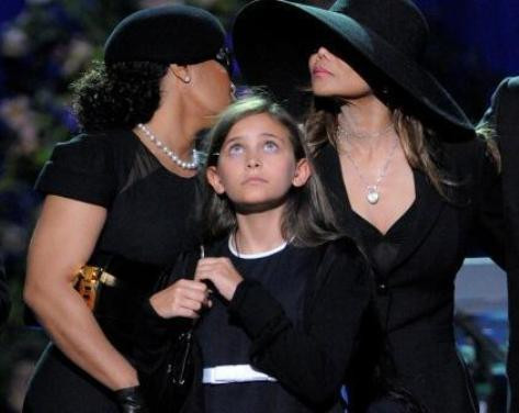 Paris no funeral de Michael Jackson