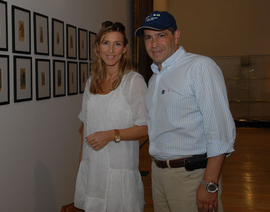Mário Ferreira com a mulher, Paula Paz Dias
