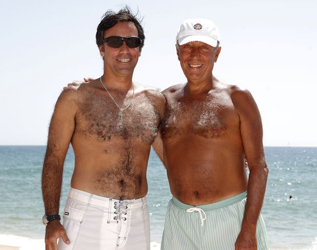 Marcelo Rebelo de Sousa com o filho, Nuno
