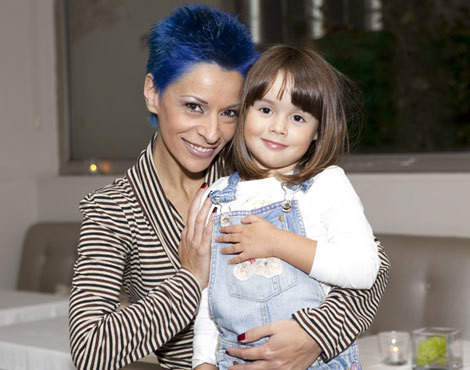 Wanda Stuart com a filha, Eva