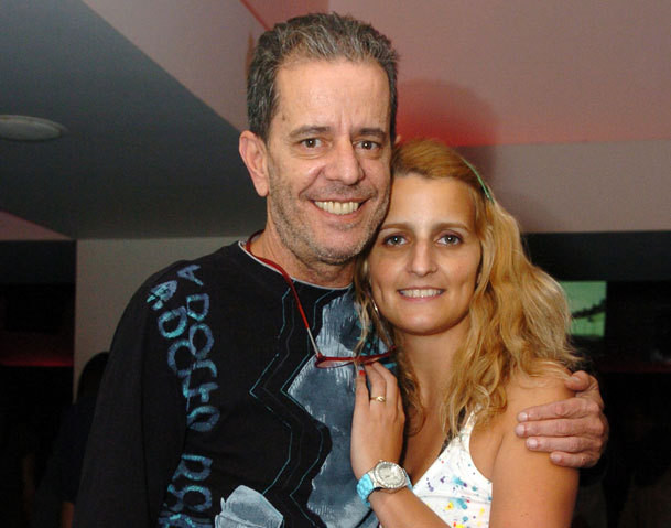 António Feio e a filha mais velha, Catarina 
