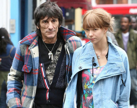 Ronnie Wood e Ekaterina Ivanova