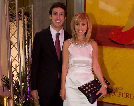 Judite de Sousa com o filho, André
